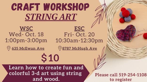 Craft Workshop: String Art
